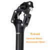 DNM Suspension Mountain MTB Road Bike Bicycle Seatpost Seat Shock Absorber Post - Travel 20mm Vertical & 15mm Horizontal - Length 350mm - Recommended Load Weight 176-220 lbs - Clamp 30.9mm view 3
