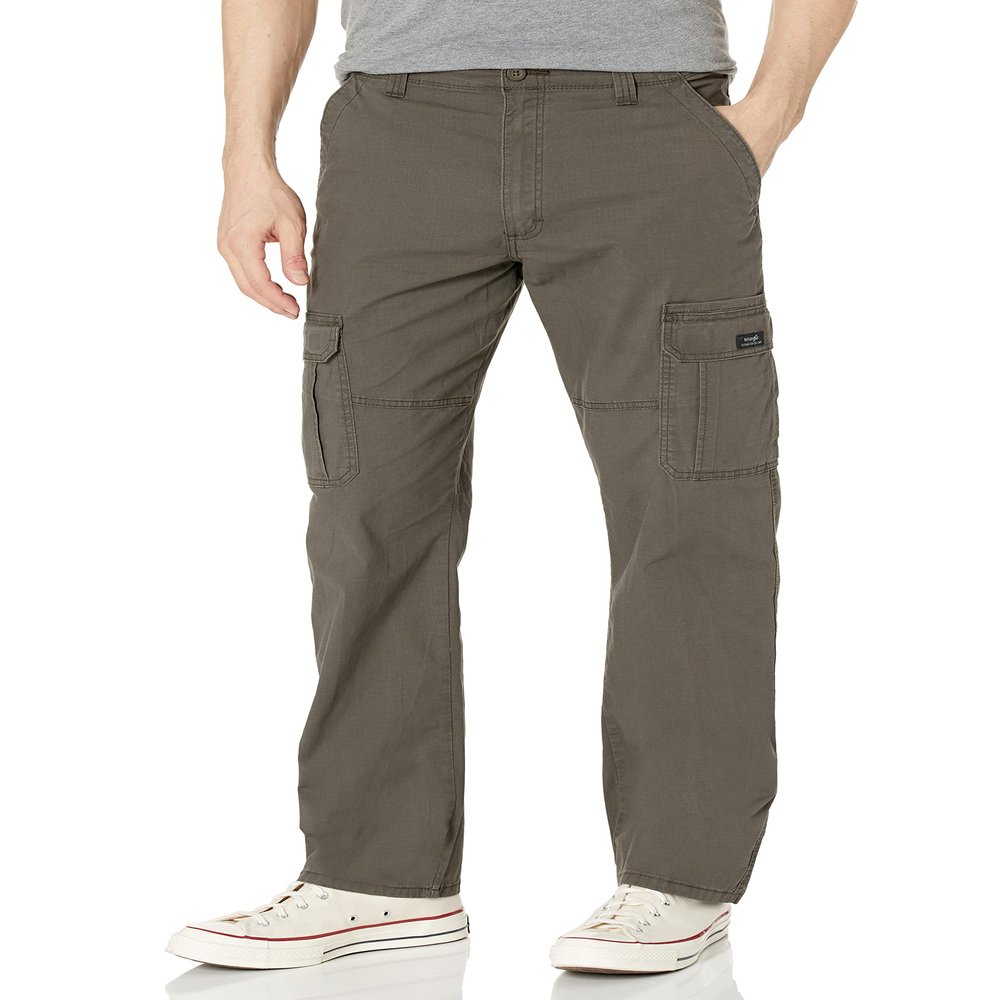 Relaxed Fit Stretch Cargo Pant, Olive Drab, 42W x 29L