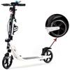 WRRAC-Trampolines Sport Pro Scooter Stunt Kick Scooters with Brake and Suspension Light Frame Big 200mm Wheel Durable Push Scooter for Adults, Kids and Teens, White view 1