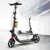 WRRAC-Trampolines Pro Folding Scooter High Speed Commuter Height-Adjustable with Brake and Suspension Double Shock Absorber for Adults, Kids and Teens Kick Scooter view 1