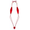 Oyolan Women's Sexy Extreme Sling Shot Lingerie Micro G-String Monokini Mini Bikini Weeny Thongs Swimwear Underwear Red One Size view 3