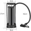 Bike Floor Foot Pump with Inflation Needle,MASO Portable Cycling Tire Pump Car Motorbike Ball High Pressure Pump Universal Presta & Schrader Valve(Black) view 3