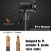 Bike Floor Foot Pump with Inflation Needle,MASO Portable Cycling Tire Pump Car Motorbike Ball High Pressure Pump Universal Presta & Schrader Valve(Black) view 4