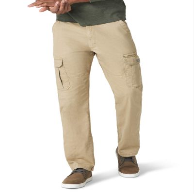 Relaxed Fit Stretch Cargo Pant, Elmwood, 32W x 34L