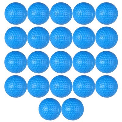 BESPORTBLE 22pcs Golf Ball Hollow Ball Non-Porous Golf Swing Training Indoor Double Layer Practice for Indoor (Blue)