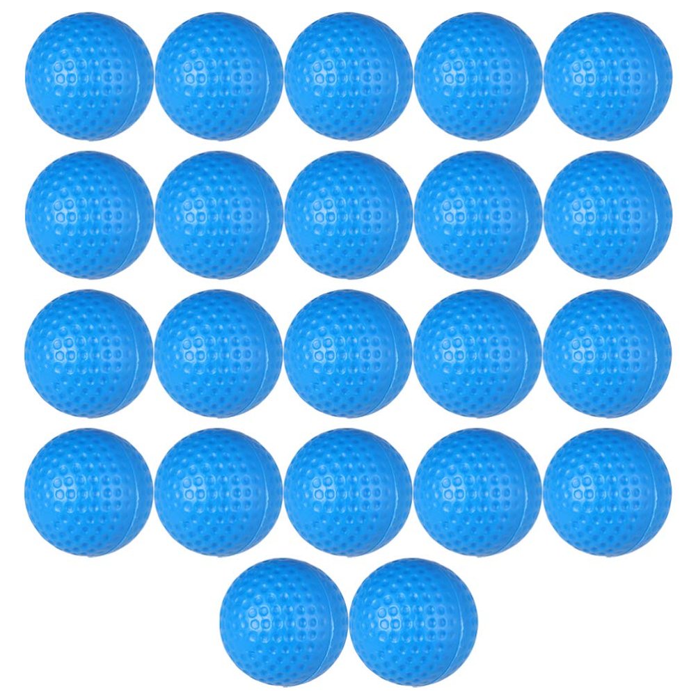 BESPORTBLE 22pcs Golf Ball Hollow Ball Non-Porous Golf Swing Training Indoor Double Layer Practice for Indoor (Blue)