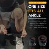 AOHO MOOON Pair Comfortable Adjustable Ankle Straps for Cable Machines Women, Gym Workout Leg Straps, Ankle Cuffs for Glute Workouts, Foot Straps for Kickback, One Size Fit All with D Ring view 3