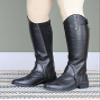 Shires Moretta Suede Half Chaps - Adult (Black, Small Tall) view 1