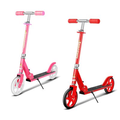 WRRAC-Trampolines Scooters for Kids 6 Years and up Quick-Release Folding System Dual Suspension System Lightweight Alloy Deck Kick Scooter for Adults and Teens Multiple Colors