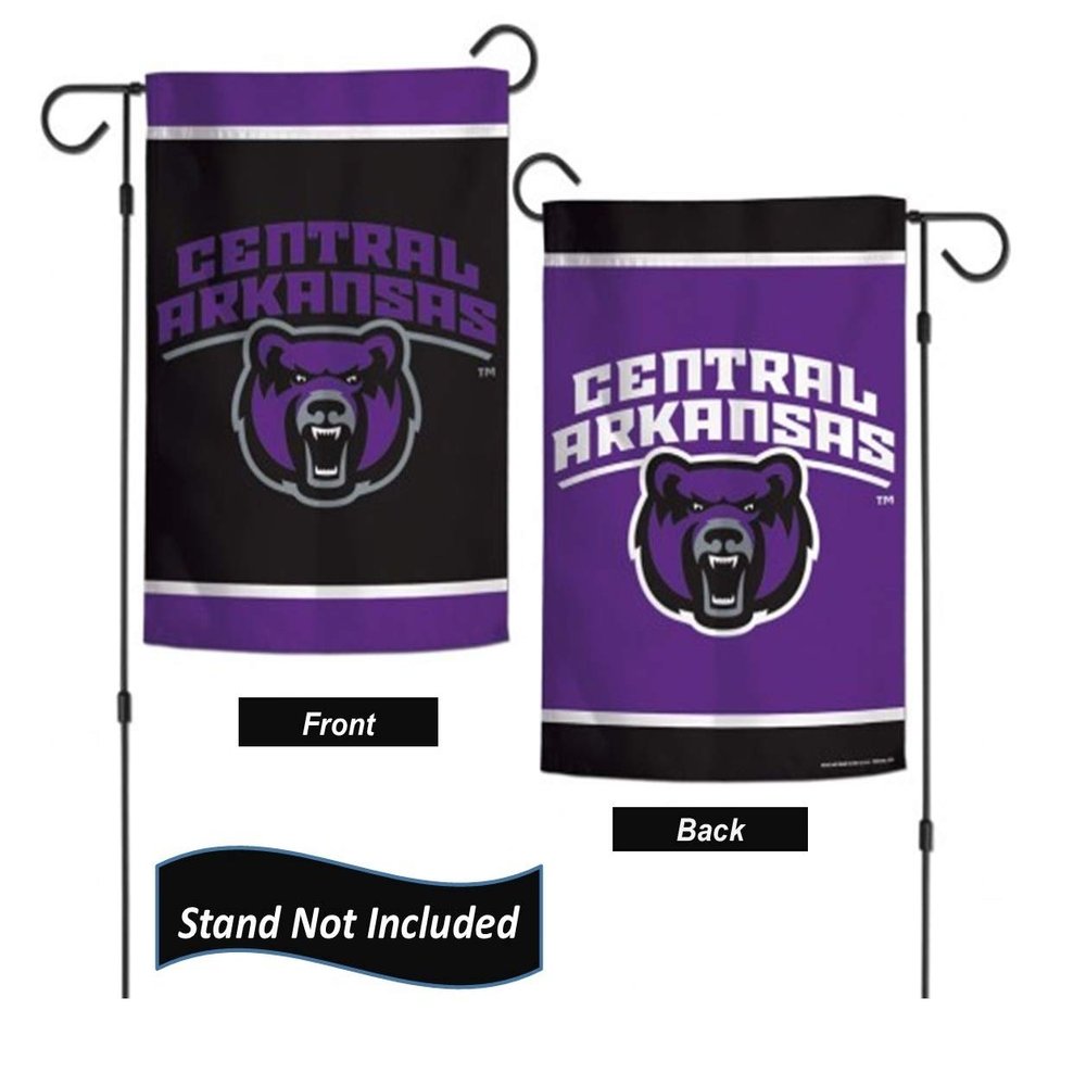 Central Arkansas Bears Garden Flag 12.5 x 18 Inch Double Sided College Yard Banner Flag Is Printed in the USA and Licensed by Wincraft