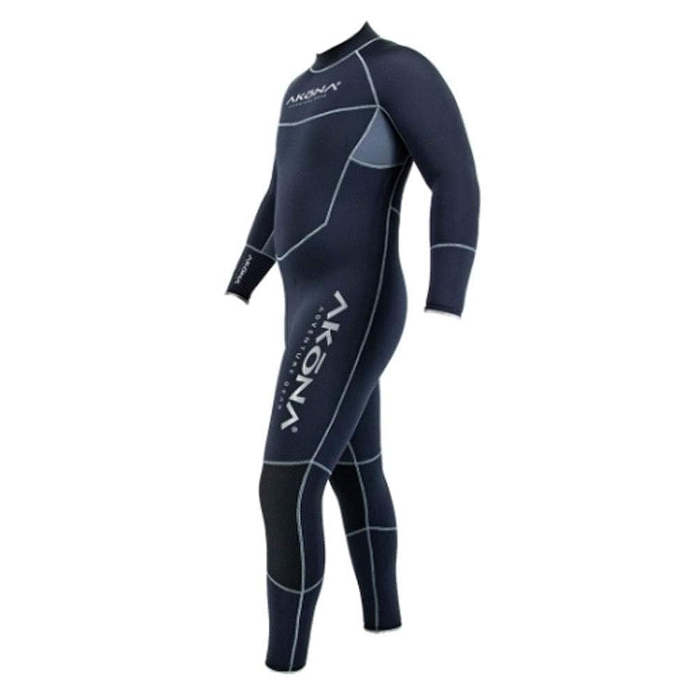 AKONA Mens 7mm Cold Water Full Suit. Quantum Stretch Neoprene. Designed to Keep You Warm in The Cold Water for Scuba, Snorkeling, Paddle Boarding, Kayaking, Surfing -X-Large