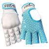 F HS Men's Field Hockey Glove Swift White Style Half Finger (Medium, Swift - Half Finger) view 1