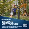 Goalsetter 60" Basketball Hoop Pole Pad Provides Padded Protection on Three Sides, Black (PC860BK) view 3