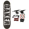 Baker Skateboard Complete Logo Black/White 8.475" OG Shape view 1