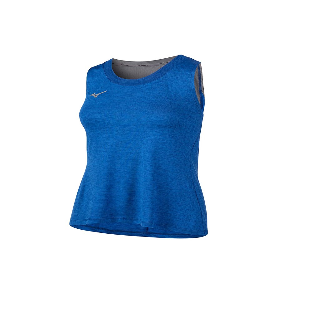 Mizuno Women's Alpha Tank, Royal, Small