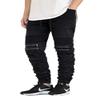 AIRNINE Men's Premium Twill Drop Crotch Jogger Pants S-5XL (Shirring_Black, 4X-Large) view 1