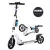 WRRAC-Trampolines Scooters, Foldable Kick Scooter, Quick-Release Folding System, Adjustable Height, Large 230mm 2 Wheels Great Scooters for Adults and Teens Drift Brush Street view 1