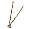 ExionPro Exion Elastic Jumper Breastplate for Horses | Vegetable-Tanned Leather with Elastic Shoulder Inserts | Stainless Steel Hardware | Adjustable Fit | Includes Running Martingale Attachment view 4