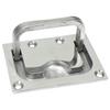 ApplianPar Boat Marine Locker Hatch Latch Cabinet Flush Mount Lifting Ring Stainless Steel Hidden Recessed Furniture Square Flush Pull Ring Handles Pack of 2 with Mount Screws view 4
