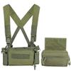 OAREA Hunting Tactical Vest Magazine Pouch Modular Chest Rig Set Drop Pouch 3PCS Mag Insert Set view 3