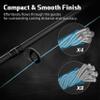RUNCL Braided Fishing Line Merced, 8 Strands Braided Line - Proprietary Weaving Tech, Thin-Coating Tech, Stronger, Smoother - Fishing Line for Freshwater Saltwater (Blue, 65LB(29.5kgs), 300yds) view 3