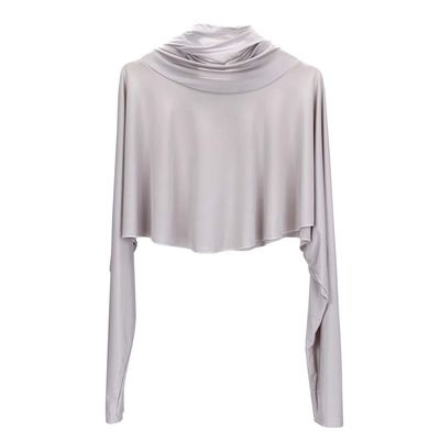 Sun Protective Shawl Outdoor Sun Wrap UV Shawl Shrug for Driving Beach Hiking Grey