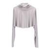 Sun Protective Shawl Outdoor Sun Wrap UV Shawl Shrug for Driving Beach Hiking Grey view 1