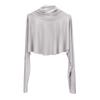Sun Protective Shawl Outdoor Sun Wrap UV Shawl Shrug for Driving Beach Hiking Grey view 2
