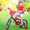 BESPORTBLE Kids Bike Basket Plastic Front Handlebar Bicycle Lift Off for Children Bike Accessories (Pink) Size S view 4