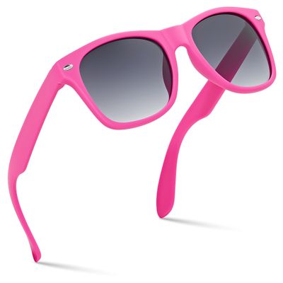 Retro Rewind Kids Sunglasses for Boys Girls Age 3-12 - Shatterproof Rubberized Frame UV400 Toddler Children Sun Glasses