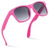 Retro Rewind Kids Sunglasses for Boys Girls Age 3-12 - Shatterproof Rubberized Frame UV400 Toddler Children Sun Glasses view 1