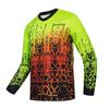 Weimostar Men's Cycling Jersey MTB T Shirt Long Sleeve Mountain Bike Motorcycle Outdoor Bicycle Clothes Green Size M view 1