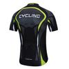 Cycling Jersey Men Bike Short Sleeve with 3 Rear Pockets,Reflective Breathable,Quick Dry,Bicycle Shirt S-3XL view 2