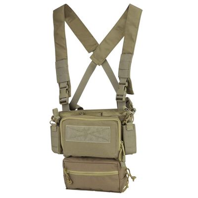 OAREA Hunting Tactical Vest Magazine Pouch Modular Chest Rig Set Drop Pouch 3PCS Mag Insert Set