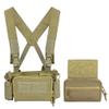 OAREA Hunting Tactical Vest Magazine Pouch Modular Chest Rig Set Drop Pouch 3PCS Mag Insert Set view 3
