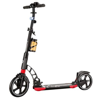 WRRAC-Trampolines Scooter - Skyracer with 230MM Enlarged Wheels City Scooter with Suspension, Foldable and Height-Adjustable City Scooter, Kickscooter for Children and Teens