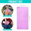 SINLAND Microfiber Gym Towels Super Absorbent Compact Travel Workout Towel Quick Dry Camping Sweat Towel for Sports Beach Swimming Backpacking Hiking and Yoga Men Women 16 Inch X 32 Inch view 2