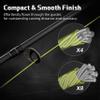 RUNCL Braided Fishing Line Merced, 8 Strand Braided Line - Proprietary Weaving Tech, Thin-Coating Tech, Stronger, Smoother - Fishing Line fr Freshwater Saltwater (Hi-Vis Yellow, 80LB(36.3kgs), 300yds) view 3