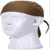Cycling Skull Cap Sweat Wicking Beanie Cap Doo Dew Rags Anti-UV Bandana Head Wrap Helmet Liner Coffee view 2