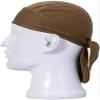 Cycling Skull Cap Sweat Wicking Beanie Cap Doo Dew Rags Anti-UV Bandana Head Wrap Helmet Liner Coffee view 4