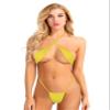 Hularka Woman Micro Bikini Thong Swimsuit One Piece Bodysuit Monokini Swimwear Slingshot Lingerie Yellow Medium view 2