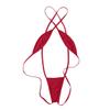 Hularka Woman Micro Bikini Thong Swimsuit One Piece Bodysuit Monokini Swimwear Slingshot Lingerie Red Medium view 3