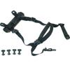 ATAIRSOFT 4 Points Helmet Accessory Retention System Chin Strap with Bolts and Screws for Fast Tactical Airsoft MICH IBH Helmet Black view 3
