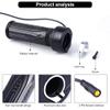 Greenergia Electric Bike Full Twist Throttle ThumbThrottle Speed Controller for Ebike and Scooter (Full, Left) view 2