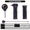 Greenergia Electric Bike Full Twist Throttle ThumbThrottle Speed Controller for Ebike and Scooter (Full, Left) view 3
