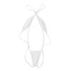 Hularka Woman Micro Bikini Thong Swimsuit One Piece Bodysuit Monokini Swimwear Slingshot Lingerie White Medium view 4