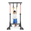 LXLZYXSF Adjustable Height Gymnastic Horizontal Bars Kids Pullup Bar Stand, Free Standing Sturdy Training Bar, Gift for Girls Boys (Color : with Gymnastic Rings) view 1
