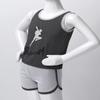 winying 2PCS Girls Sports Outfit Sleeveless Vest Top with Shorts Set Gym Workout Running Tracksuit Grey 5-6 (120) view 3