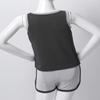 winying 2PCS Girls Sports Outfit Sleeveless Vest Top with Shorts Set Gym Workout Running Tracksuit Grey 5-6 (120) view 4