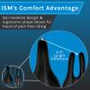 ISM PN 4.0 Narrow Road Bike Seat - Professionally Designed Noseless Bike Seat for All Serious Cyclists - Anatomic Relief Bicycle Saddle with Optimal Leg Clearance and Numbness Elimination view 3